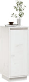 vidaXL - Dressoir - 31,5x34x75 - cm - massief - grenenhout - wit