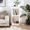 vidaXL - Dressoir - 31,5x34x75 - cm - massief - grenenhout - wit