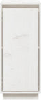 vidaXL - Dressoir - 31,5x34x75 - cm - massief - grenenhout - wit