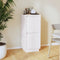 vidaXL - Dressoir - 31,5x34x75 - cm - massief - grenenhout - wit