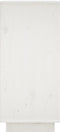 vidaXL - Dressoir - 31,5x34x75 - cm - massief - grenenhout - wit