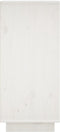 vidaXL - Dressoir - 31,5x34x75 - cm - massief - grenenhout - wit