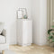vidaXL - Dressoir - 31,5x34x75 - cm - massief - grenenhout - wit