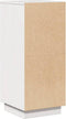 vidaXL - Dressoir - 31,5x34x75 - cm - massief - grenenhout - wit