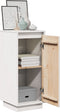 vidaXL - Dressoir - 31,5x34x75 - cm - massief - grenenhout - wit