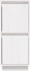vidaXL - Dressoir - 31,5x34x75 - cm - massief - grenenhout - wit