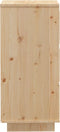 vidaXL - Dressoir - 32x34x75 - cm - massief - grenenhout
