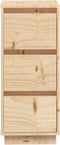 vidaXL - Dressoir - 32x34x75 - cm - massief - grenenhout