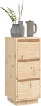 vidaXL - Dressoir - 32x34x75 - cm - massief - grenenhout