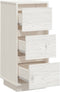vidaXL - Dressoir - 32x34x75 - cm - massief - grenenhout - wit