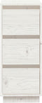 vidaXL - Dressoir - 32x34x75 - cm - massief - grenenhout - wit