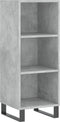 vidaXL - Dressoir - 34,5x32,5x90 - cm - bewerkt - hout - betongrijs