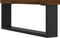vidaXL - Dressoir - 34,5x32,5x90 - cm - bewerkt - hout - bruin - eikenkleur
