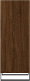 vidaXL - Dressoir - 34,5x32,5x90 - cm - bewerkt - hout - bruin - eikenkleur