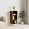 vidaXL - Dressoir - 34,5x32,5x90 - cm - bewerkt - hout - gerookt - eikenkleurig