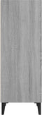 vidaXL - Dressoir - 34,5x32,5x90 - cm - bewerkt - hout - grijs - sonoma - eikenkleurig