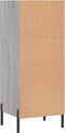 vidaXL - Dressoir - 34,5x32,5x90 - cm - bewerkt - hout - grijs - sonoma - eikenkleurig