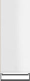 vidaXL - Dressoir - 34,5x32,5x90 - cm - bewerkt - hout - hoogglans - wit