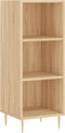 vidaXL - Dressoir - 34,5x32,5x90 - cm - bewerkt - hout - sonoma - eikenkleurig