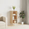 vidaXL - Dressoir - 34,5x32,5x90 - cm - bewerkt - hout - sonoma - eikenkleurig