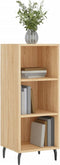 vidaXL - Dressoir - 34,5x32,5x90 - cm - bewerkt - hout - sonoma - eikenkleurig