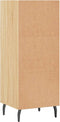 vidaXL - Dressoir - 34,5x32,5x90 - cm - bewerkt - hout - sonoma - eikenkleurig