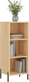 vidaXL - Dressoir - 34,5x32,5x90 - cm - bewerkt - hout - sonoma - eikenkleurig