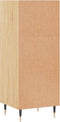 vidaXL - Dressoir - 34,5x32,5x90 - cm - bewerkt - hout - sonoma - eikenkleurig