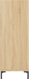 vidaXL - Dressoir - 34,5x32,5x90 - cm - bewerkt - hout - sonoma - eikenkleurig