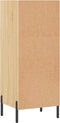 vidaXL - Dressoir - 34,5x32,5x90 - cm - bewerkt - hout - sonoma - eikenkleurig