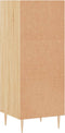 vidaXL - Dressoir - 34,5x32,5x90 - cm - bewerkt - hout - sonoma - eikenkleurig