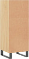 vidaXL - Dressoir - 34,5x32,5x90 - cm - bewerkt - hout - sonoma - eikenkleurig