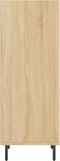 vidaXL - Dressoir - 34,5x32,5x90 - cm - bewerkt - hout - sonoma - eikenkleurig
