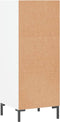 vidaXL - Dressoir - 34,5x32,5x90 - cm - bewerkt - hout - wit