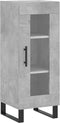 vidaXL - Dressoir - 34,5x34x90 - cm - bewerkt - hout - betongrijs