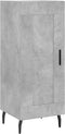 vidaXL - Dressoir - 34,5x34x90 - cm - bewerkt - hout - betongrijs