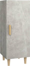 vidaXL - Dressoir - 34,5x34x90 - cm - bewerkt - hout - betongrijs
