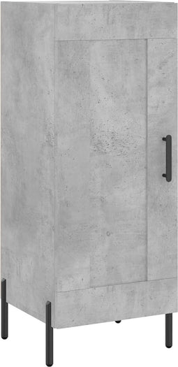 vidaXL - Dressoir - 34,5x34x90 - cm - bewerkt - hout - betongrijs