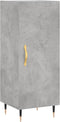 vidaXL - Dressoir - 34,5x34x90 - cm - bewerkt - hout - betongrijs