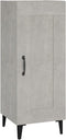 vidaXL - Dressoir - 34,5x34x90 - cm - bewerkt - hout - betongrijs