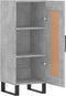 vidaXL - Dressoir - 34,5x34x90 - cm - bewerkt - hout - betongrijs
