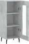 vidaXL - Dressoir - 34,5x34x90 - cm - bewerkt - hout - betongrijs
