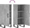 vidaXL - Dressoir - 34,5x34x90 - cm - bewerkt - hout - betongrijs