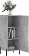 vidaXL - Dressoir - 34,5x34x90 - cm - bewerkt - hout - betongrijs