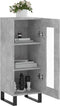 vidaXL - Dressoir - 34,5x34x90 - cm - bewerkt - hout - betongrijs