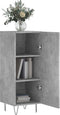 vidaXL - Dressoir - 34,5x34x90 - cm - bewerkt - hout - betongrijs