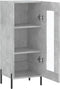 vidaXL - Dressoir - 34,5x34x90 - cm - bewerkt - hout - betongrijs
