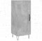 vidaXL - Dressoir - 34,5x34x90 - cm - bewerkt - hout - betongrijs
