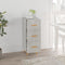 vidaXL - Dressoir - 34,5x34x90 - cm - bewerkt - hout - betongrijs