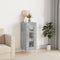 vidaXL - Dressoir - 34,5x34x90 - cm - bewerkt - hout - betongrijs